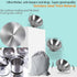 Mini Kids Stainless Steel Cookware Kitchen Toys - Pretend Utensils with Play Pots and Pans Set