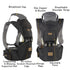 360 Ergonomic Baby Carrier with Hip Seat, Positions, Soft and Breathable, All Seasons, for Newborns and Toddlers