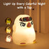 Bald Eagle Night Light for Kids, Multi-Color Changing Rechargeable Night Light for Baby Toddler Nursery, Cute Lamp