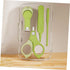 Set Trimmer ORFOFE Nail Clipper with Nail and Scissors for Newborns and Infants, Portable Green Grooming Kit for Travel