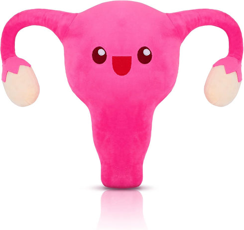 Uterus Plush Toy, Funny Stuffed Organ for Women, Anatomy Educational Gift & Party Decor