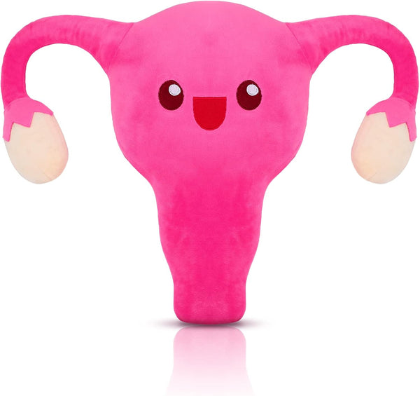 Uterus Plush Toy, Funny Stuffed Organ for Women, Anatomy Educational Gift & Party Decor