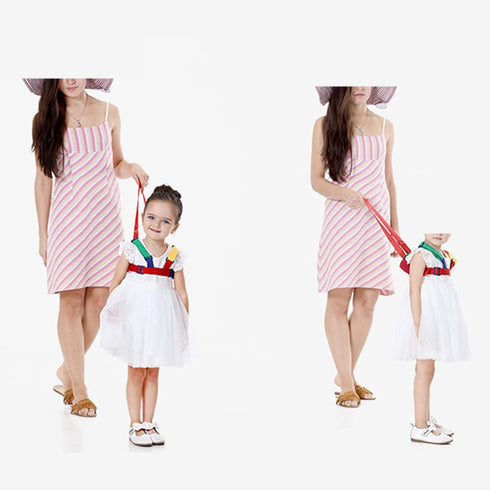 Kid Anti Lost Rope, Adjustable Portable Safety Walking Rope with Net for Learning to Walk