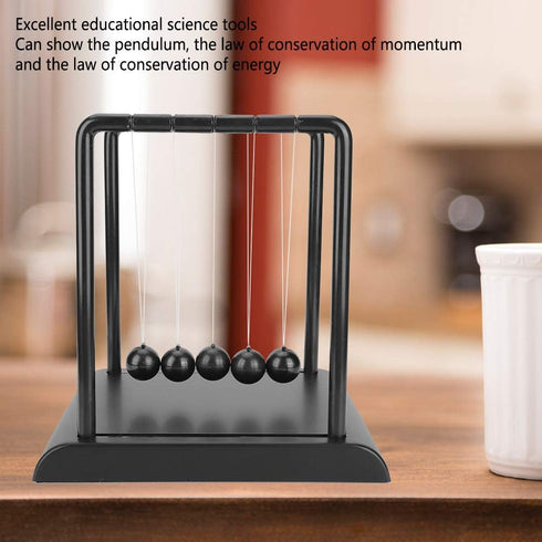 Pendulum Ball, Balance Steel Balls Swinging Physics Science Ornaments for Intelligent Desk Decoration