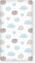 Streeyiu Clouds Baby Crib Sheets for Boys Girls Cute Fitted Crib Sheet for