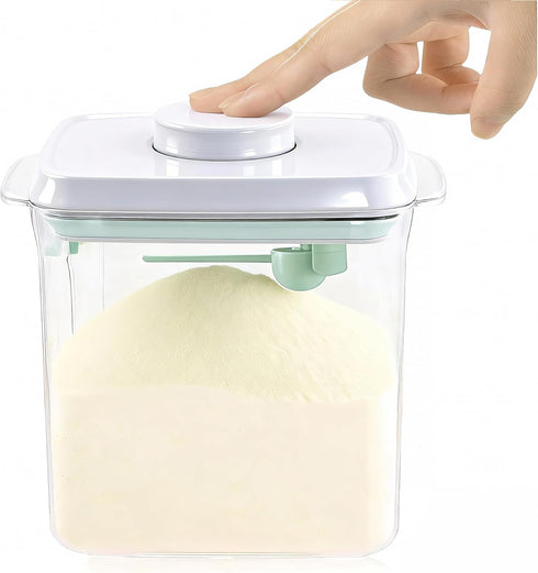 Formula Dispenser Container with Scraper and Scoop 730g Milk Powder BPA-Free Airtight