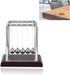 Balance Pendulum Balls Desk Accessories for Men, Swinging Balls with Base for Calm Down Fidgets, Office Decor