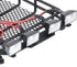 RC Car Roof Rack, Middle Size Luggage Carrier with Quadrate LED Lights for SCX10