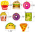 Set 8, ArtCreativity Mini Squish Fast Food Toys, of Slow-Rise Stress Relief Toys for Kids in Assorted Food Designs