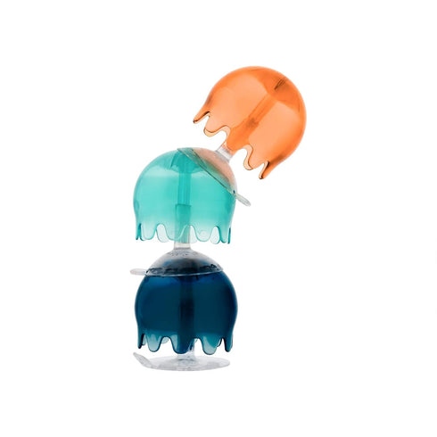 9 Count 12 Boon Jellies Suction Cup Bath Toys - Bathtub Baby Sensory Toys - Jellyfish Suction Toys for Bath Time