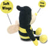 Garden Buzz Cuties Nana The Bee - Plush Bumblebee Stuffed Animal with Smile Face and Yellow Wings