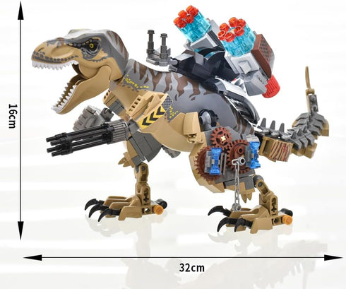 Mesiondy Sets 725 6 8 9 10 11 12 13 14 Building Blocks Toys Pcs for Age Years, Dinosaur Park World,Birthday Gifts