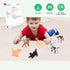 Volnau Dog Figurines Animal Toys - 10PCS Mini Puppy Figures for Kids, Toddlers Decorations, Educational Cake Topper Set