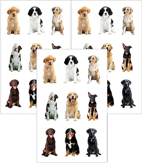 Playhouse Pack of Three Perforated Sticker Half-Sheets - Crafts, Trading & Collecting - Dog Buddies