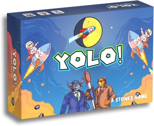 YOLO! WSB Edition Card Game - Hilarious Stonks, Memes & Infinite Tendies for 2-5 Players, Ages 13+, 30 Minutes