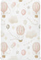 Kigai Hot Air Balloon Clouds Crib Sheet for Boys and Girls Jersey