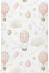 Kigai Hot Air Balloon Clouds Crib Sheet for Boys and Girls Jersey