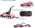 Set 2PCS,City 3-5 4-7 8-12 1:64 Mini Rc Truck,Tow Trucks Toy with Mini Metal Car Service Vehicle Remote Control Tow