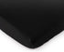 SheetWorld Fitted 100% Cotton Jersey Mini Crib Sheet 24 x 38, Solid Black, Made in USA