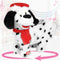 SdeNow Twerking Dog Toy Booty Shaking Walking Santa Claus Puppy Musical Animated