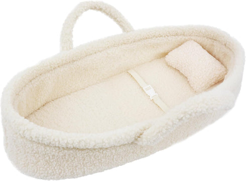 June Garden Cozy Dream Doll Bassinet - Baby Doll Portable Carrier -