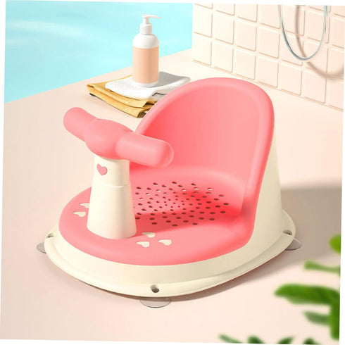 Bath Seat with Backrest for Support Non-Slip Bathtub Chair for Secure Bathing Comfortable Sit-up Design for Easy