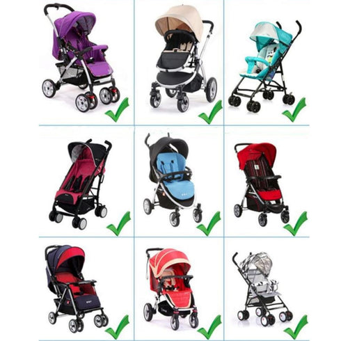 Sun Shade for Strollers, Universal Cover with Breathable UV Protection, Adjustable Summer Stroller Accessories