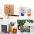 Meetory 112 Pcs Blank Game Board Markers and Game Card Stands with Black Marker Pens for DIY Board Game Party Favor