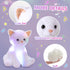 12'' Houwsbaby White Musical Light Up Cat Stuffed Animal Kitty Plush Toy Singing LED Glowing Cat Plush Toy Christmas