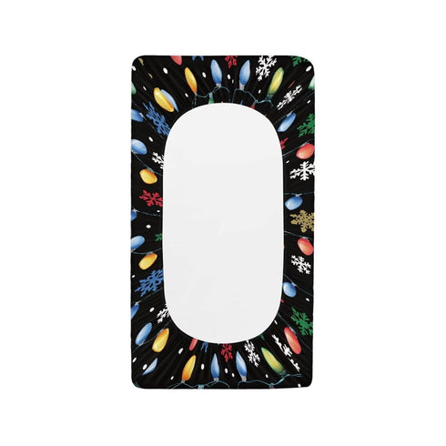 32''x16'' Christmas Changing Pad Cover for Baby Boys Girls, Axolotl Diaper Changing Table Covers Black Changing Table
