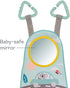 Baby Car Seat Toys for Infants, Steering Wheel with Music Lights & Mirror, Car Seat Toy for Babies 6 to 12 Months