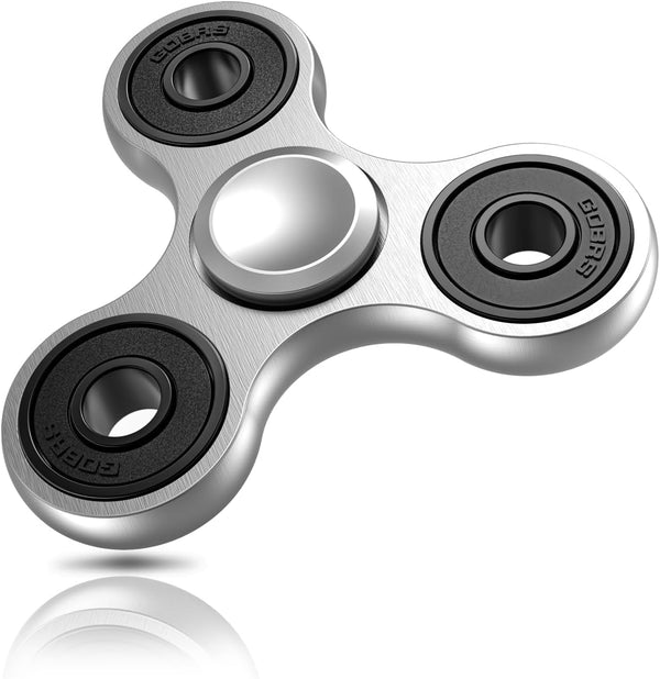 ATESSON Fidget Spinner Toy - Ultra Durable Stainless Steel Bearing, High Speed Spins, Precision Metal Hand Spinner for