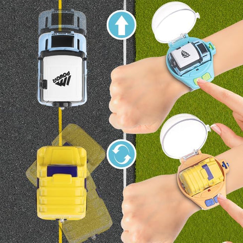 SitertCF 2.4 Watch Remote Control Car Toy for Kids,New Mini Ghz Racing Game Wrist Cars Easter Toy with LED