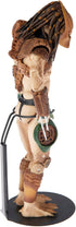 DSP-4175B 7, 7.5, 8, 8.5, 9 inch 1.75" 2.25" 5" 6" Plymor Black Adjustable Doll Stand, fits and Dolls or Action