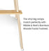 Highchair Decorative Leg Wraps, Bamboo Style Accessories, Compatible with IKEA Antilop, 4 Pre-Cut Adhesive Strips