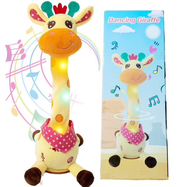 WHNKFB Dancing Giraffe Plush Baby Toy 6-12 Months - Talking Giraffe Stuffed Animal