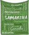 InterestPrint Customized Baby Blankets with Names, Personalized Baby Girls Blanket Initial Swaddle Blanket,