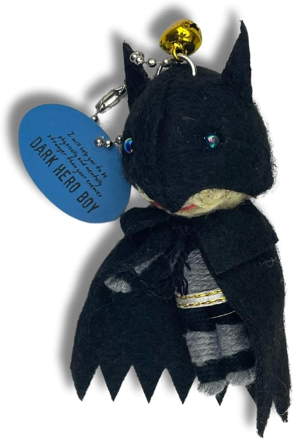 Watchover Voodoo 3-Inch Dark Hero Boy Keychain - Handcrafted Gift for Good Luck and Positivity Everywhere