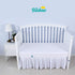 6 2 Pack, Zippered Crib Mattress Protector - Waterproof Crib Mattress Encasement, Breathable and Absorbent, Sides Fully