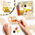 Jekocet 24 Construction Party Favors Pcs Construction Birthday Party Supplies Construction Cards with Wooden Painting