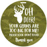 Camouflage Deer Stop No Touching Baby Car Seat Sign, Country Boy Stroller Tag, Camo Car Seat Accessory