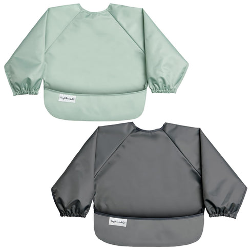 Tiny Twinkle Long Sleeve Bib for Babies & Toddlers | 2-Pack Waterproof