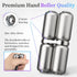 Amarlozn Handheld Fidget Hand Roller Toy for Kids Adults, Metal Fidget Spinner, Cool Gadget Desk Toy for Autism ADHD