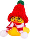 Christmas Car Ornaments Rubber Ducks Toys, Yellow Duck Dashboard Decorations with Mini Beanie Hat, Scarf, Sunglasses, 2