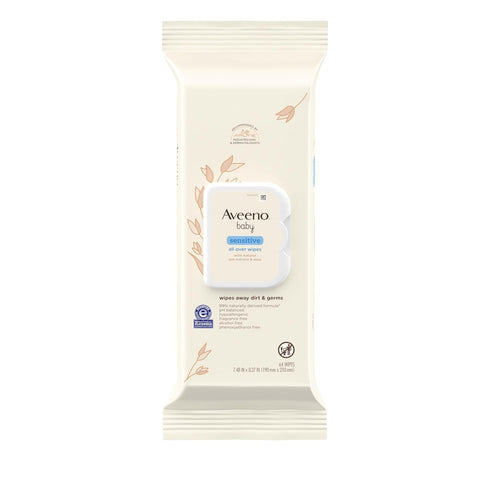 Aveeno Baby Sensitive All Over Wipes with Aloe & Natural Oat Extract