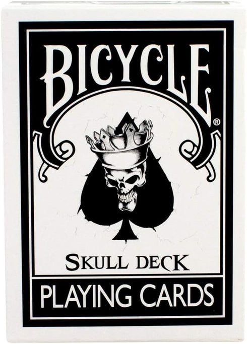 Bicycle Skull Deck Playing Cards with 4 Bonus Magic Cards Included