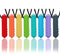 Chew Necklaces for Sensory Kids, 8 Pack Silicone Teething Necklace for Boys and Girls with Autism, ADHD, Reduce Chewing
