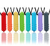 Chew Necklaces for Sensory Kids, 8 Pack Silicone Teething Necklace for Boys and Girls with Autism, ADHD, Reduce Chewing