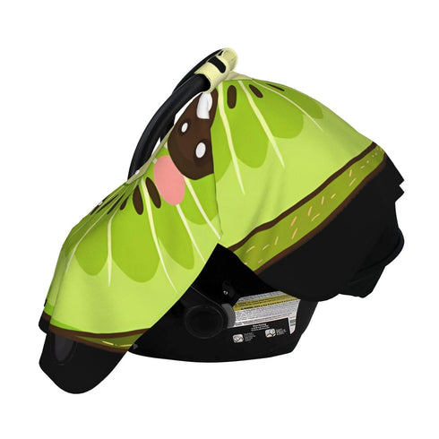 Zhbvncp Cute Kiwi Fruits Baby Car Seat Cover & Breastfeeding Nursing Cover - Breathable Stretch Fabric Multi-Use