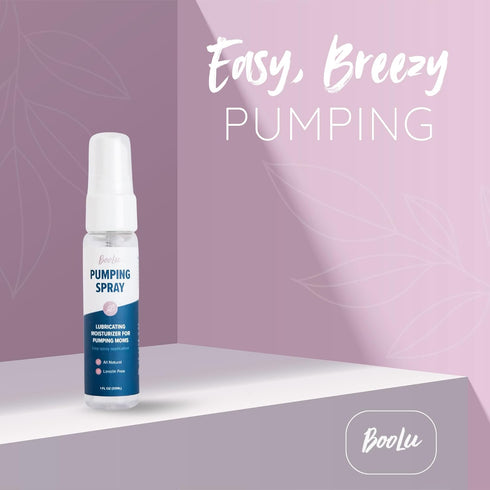 Breast Pump Flange Spray, Helps Sore Nipples & Clogged Milk Ducts, Vegan & Lanolin Free, (1 Fl Oz)